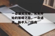 一命通关攻略,从头开始的策略之路,一命通关,新手入门指南