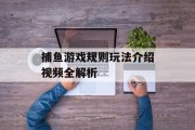 捕鱼游戏规则玩法介绍视频全解析 捕鱼游戏规则玩法介绍视频全解析