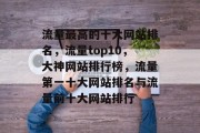 流量最高的十大网站排名，流量top10，大神网站排行榜，流量第一十大网站排名与流量前十大网站排行