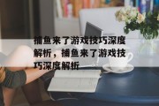 捕鱼来了游戏技巧深度解析，捕鱼来了游戏技巧深度解析