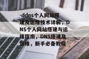 -ddns个人网站搭建及运维技术详解,DNS个人网站搭建与运维指南,DNS搭建及运维,新手必备教程