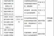 因虚列费用等 平安产险陕西分公司与西安中心支公司合计被罚89万元 因虚列费用等 平安产险陕西分公司与西安中心支公司合计被罚89万元