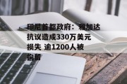 印尼首都政府：雅加达抗议造成330万美元损失 逾1200人被拘留