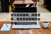 纯流量网站: 细分解析与实践策略,网络营销,精准营销策略的全攻略 纯流量网站: 细分解析与实践策略,网络营销,精准营销策略的全攻略