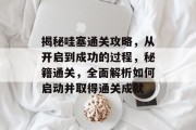 揭秘哇塞通关攻略,从开启到成功的过程,秘籍通关,全面解析如何启动并取得通关成就
