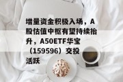 增量资金积极入场,A股估值中枢有望持续抬升,A50ETF华宝(159596)交投活跃 增量资金积极入场,A股估值中枢有望持续抬升,A50ETF华宝(159596)交投活跃