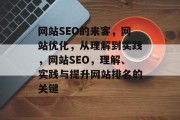 网站SEO的来客,网站优化,从理解到实践,网站SEO,理解、实践与提升网站排名的关键 网站SEO的来客,网站优化,从理解到实践,网站SEO,理解、实践与提升网站排名的关键