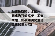 fc通关攻略,让你一跃成为顶级高手,王者荣耀,新手如何快速通关王昭君大招? fc通关攻略,让你一跃成为顶级高手,王者荣耀,新手如何快速通关王昭君大招?