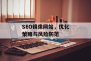 SEO镜像网站,优化策略与风险防范 SEO镜像网站,优化策略与风险防范