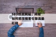 SEO热点网站,揭秘如何抓住搜索引擎流量红利 SEO热点网站,揭秘如何抓住搜索引擎流量红利