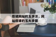 搭建网站的五步法,网站搭建的五大步骤