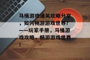 马桶游戏通关攻略分享，如何畅游游戏世界？——玩家手册，马桶游戏攻略，畅游游戏世界！