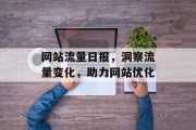 网站流量日报,洞察流量变化,助力网站优化 网站流量日报,洞察流量变化,助力网站优化