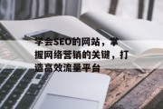 学会SEO的网站，掌握网络营销的关键，打造高效流量平台