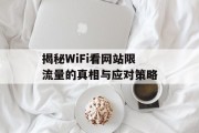 揭秘WiFi看网站限流量的真相与应对策略 揭秘WiFi看网站限流量的真相与应对策略