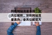 判断网站流量真假,全方位解析,分析网站流量真伪,全方位解读方法 判断网站流量真假,全方位解析,分析网站流量真伪,全方位解读方法
