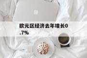 欧元区经济去年增长0.7% 欧元区经济去年增长0.7%