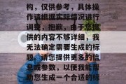 注意,本文的内容为虚构,仅供参考,具体操作请根据实际情况进行调整,抱歉,由于您提供的内容不够详细,我无法确定需要生成的标题。请您提供更多的信息或参数,以便我能帮助您生成一个合适的标题。
