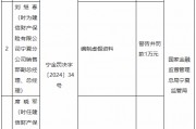 建信财险宁夏分公司被罚55万元:编制虚假资料 未按规定使用经备案的保险费率 建信财险宁夏分公司被罚55万元:编制虚假资料 未按规定使用经备案的保险费率