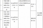 大地财险白山中心支公司被罚11万元:车险业务费用支出会计凭证记载事项与实际用途不符 大地财险白山中心支公司被罚11万元:车险业务费用支出会计凭证记载事项与实际用途不符