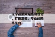 辽宁品质网站搭建优化，打造高效、专业的网络平台