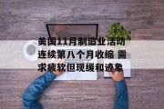 美国11月制造业活动连续第八个月收缩 需求疲软但现缓和迹象 美国11月制造业活动连续第八个月收缩 需求疲软但现缓和迹象