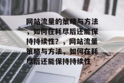 网站流量的策略与方法,如何在耗尽后还能保持持续性?,网站流量策略与方法,如何在耗尽后还能保持持续性 网站流量的策略与方法,如何在耗尽后还能保持持续性?,网站流量策略与方法,如何在耗尽后还能保持持续性