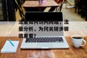 流量如何访问网站,流量分析,为何关键步骤很重要? 流量如何访问网站,流量分析,为何关键步骤很重要?