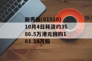 新秀丽(01910)10月4日耗资约3586.5万港元回购181.14万股 新秀丽(01910)10月4日耗资约3586.5万港元回购181.14万股