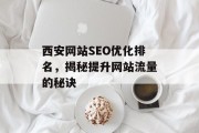 西安网站SEO优化排名,揭秘提升网站流量的秘诀 西安网站SEO优化排名,揭秘提升网站流量的秘诀