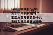 马鞍山钢铁股份(00323):马钢有限与宝武水务及其另外十八家股东共同签署减资协议 马鞍山钢铁股份(00323):马钢有限与宝武水务及其另外十八家股东共同签署减资协议