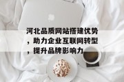 河北品质网站搭建优势,助力企业互联网转型,提升品牌影响力 河北品质网站搭建优势,助力企业互联网转型,提升品牌影响力