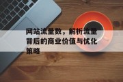 网站流量数，解析流量背后的商业价值与优化策略