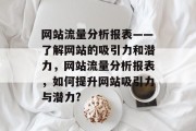 网站流量分析报表——了解网站的吸引力和潜力,网站流量分析报表,如何提升网站吸引力与潜力? 网站流量分析报表——了解网站的吸引力和潜力,网站流量分析报表,如何提升网站吸引力与潜力?
