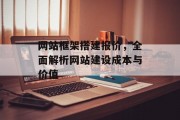 网站框架搭建报价,全面解析网站建设成本与价值 网站框架搭建报价,全面解析网站建设成本与价值