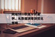 网站SEO数据分析案例,从数据洞察到优化策略 网站SEO数据分析案例,从数据洞察到优化策略