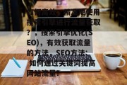 如何高效、精准地使用搜索引擎进行流量获取？，搜索引擎优化(SEO)，有效获取流量的方法，SEO方法: 如何通过关键词提高网站流量？