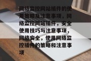 网络监控网站插件的使用策略及注意事项，网络监控网站插件，安全使用技巧与注意事项，网络安全，使用网络监控插件的策略和注意事项