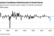 政治动荡冲击下 韩国企业商业信心创四年来最大跌幅 政治动荡冲击下 韩国企业商业信心创四年来最大跌幅