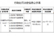 浙江新昌农商银行被罚192.16万元:违反账户管理规定等 浙江新昌农商银行被罚192.16万元:违反账户管理规定等