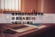 维多利亚的秘密盘中异动 股价大涨5.03%报38.97美元