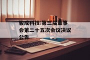 骏成科技:第三届董事会第二十五次会议决议公告 骏成科技:第三届董事会第二十五次会议决议公告