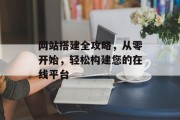 网站搭建全攻略,从零开始,轻松构建您的在线平台 网站搭建全攻略,从零开始,轻松构建您的在线平台