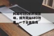 网站对SEO的积极影响,提升网站SEO效果,一个全面指南 网站对SEO的积极影响,提升网站SEO效果,一个全面指南