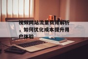 视频网站流量费用解析,如何优化成本提升用户体验 视频网站流量费用解析,如何优化成本提升用户体验