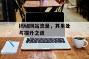 揭秘网站流量,其用处与提升之道 揭秘网站流量,其用处与提升之道