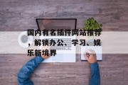 国内有名插件网站推荐，解锁办公、学习、娱乐新境界