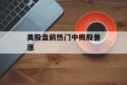 美股盘前热门中概股普涨 美股盘前热门中概股普涨