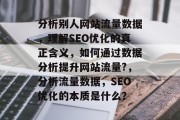 分析别人网站流量数据，理解SEO优化的真正含义，如何通过数据分析提升网站流量?，分析流量数据，SEO优化的本质是什么？