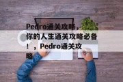 Pedro通关攻略，你的人生通关攻略必备！，Pedro通关攻略